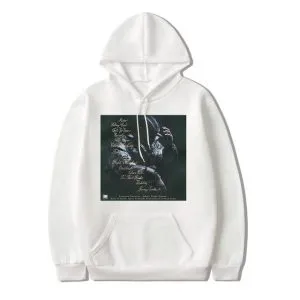 Drake Rapper Hoodie-White