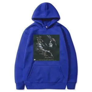 Drake Rapper Hoodie-Blue