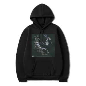 Drake Rapper Hoodie-Black