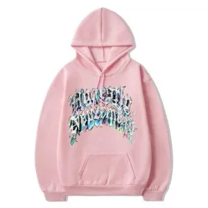 Honestly Never Mind Hoodie-Pink