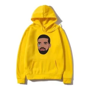 Crying Drake Hoodie Yellow