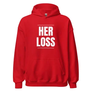 Her Loss Hoodie - Red